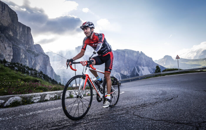 Patrick Hagenaars in den Dolomiten